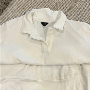 Size S Rails white terry polo